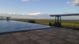 Infinity pool over the Serengeti